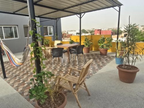 terasse-gite Terrasse du gite école