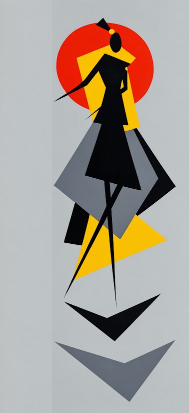 Peinture de femme stylisée Peinture de femme stylisée